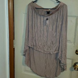 Rue 21 Tan HI Low Skirt